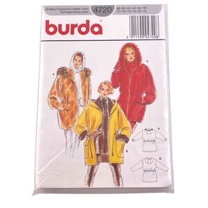🧵 2 for 22$ 🧵 BURDA Misses Lined Parka or Coat Sewing Pattern 4720